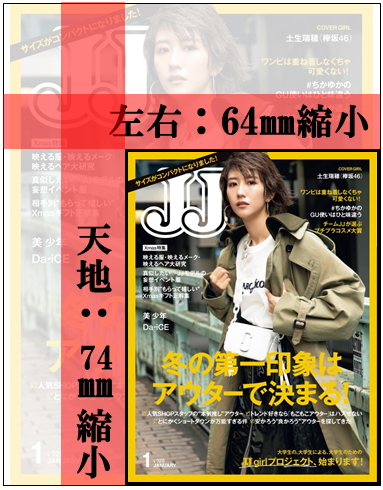 Jj が11月22日発売号から ミニサイズ に Jj 年1月号 J Cast Bookウォッチ