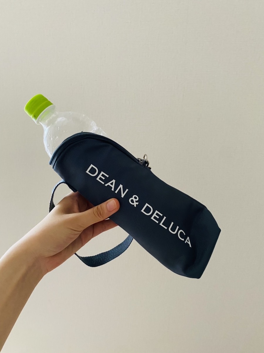 DEAN ＆ DELUCA レジかご買物バッグ＋ストラップ付き保冷ボトルケース