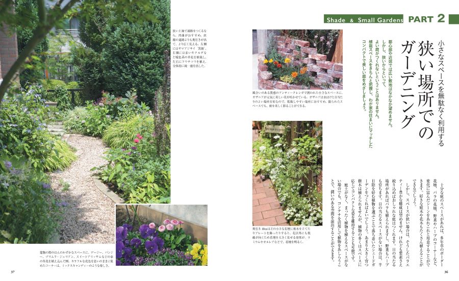 日が当たらない 庭が狭い 庭づくりの2大悩みを解決するには 日陰と小さなスペースの庭づくり Bookウォッチ