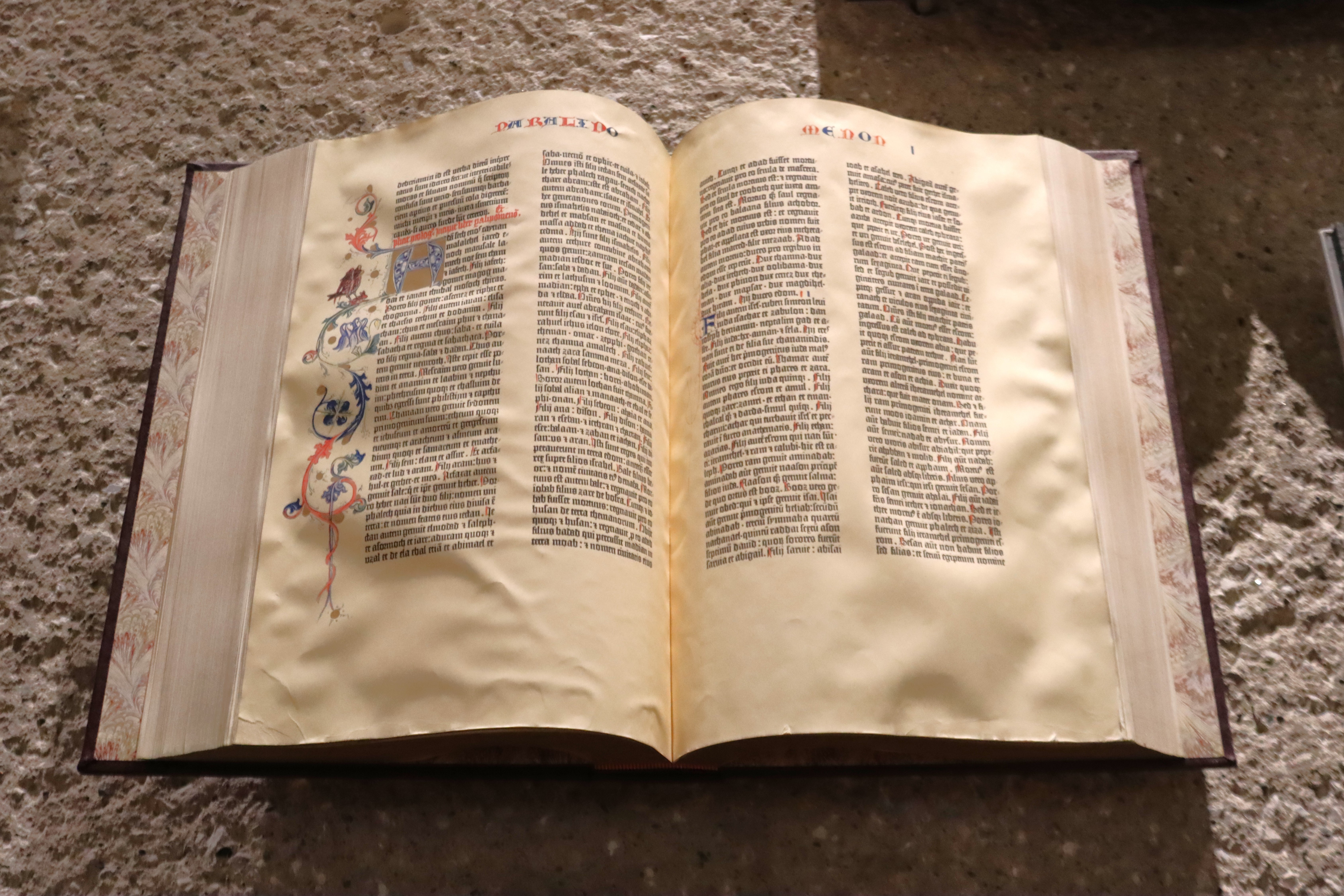 グーテンベルク聖書のレプリカ